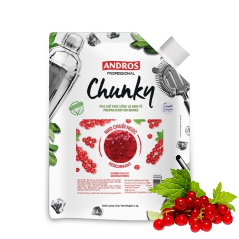Mứt Chunky gói 1kg - NHO CHUỖI NGỌC