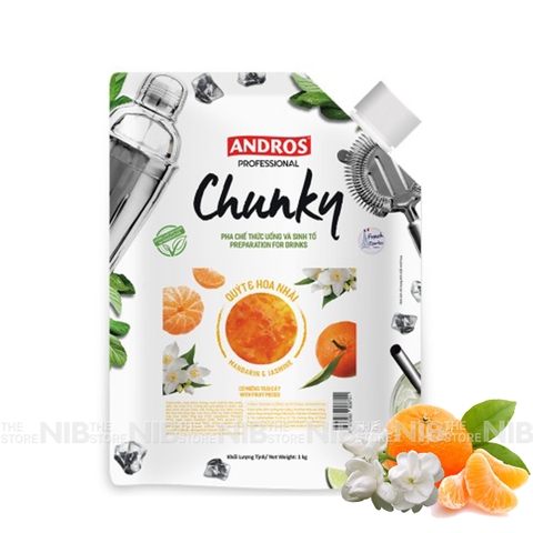 Mứt Chunky gói 1kg - QUÝT & HOA NHÀI