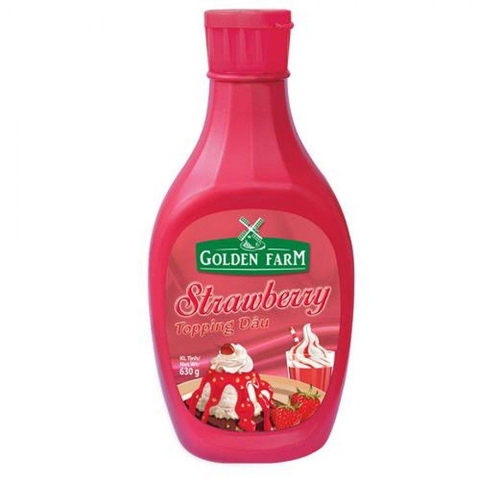 Sốt Golden Farm chai 630g - DÂU