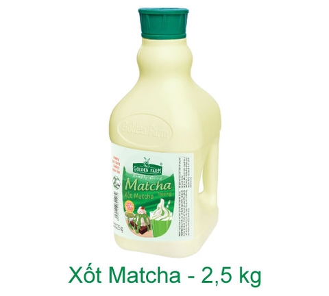 Sốt Golden Farm chai 2,5kg - MATCHA