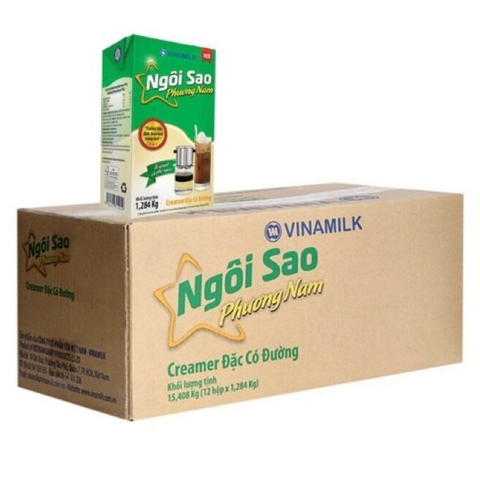 [Thùng 12 hộp] Sữa đặc Ngôi Sao 1284g - XANH LÁ