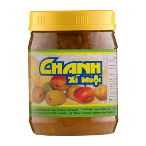 Chanh xí muội tấn lộc hũ 900g