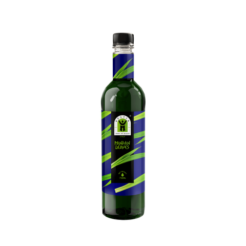 Siro/ syrup Hestia chai 750ml - LÁ DỨA (PANDAN)