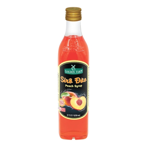(KM) Siro Golden Farm chai 520ml - ĐÀO - giảm 2.000/chai đến ngày 15/10