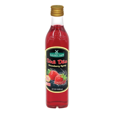 (KM) Siro Golden Farm chai 520ml - DÂU - giảm 2.000/chai đến ngày 15/10