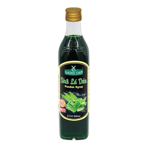 (KM) Siro Golden Farm chai 520ml - LÁ DỨA - giảm 2.000/chai đến ngày 15/10