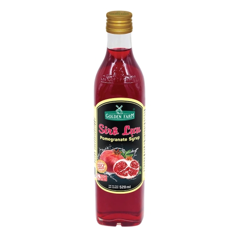 (KM) Siro Golden Farm chai 520ml - LỰU - giảm 2.000/chai đến ngày 15/10