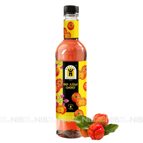 Siro/ syrup Hestia chai 750ml - SƠ RI (RED ASIAN CHERRY)