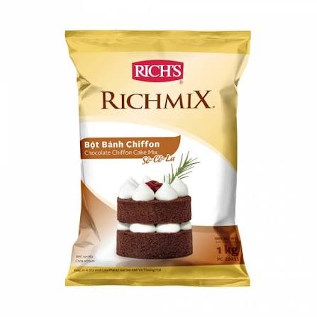 Bột Chiffon Sô Cô La Richmix gói 1kg