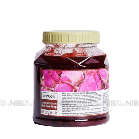 Mứt Boduo hộp 1kg (hộp trong) - HOA HỒNG