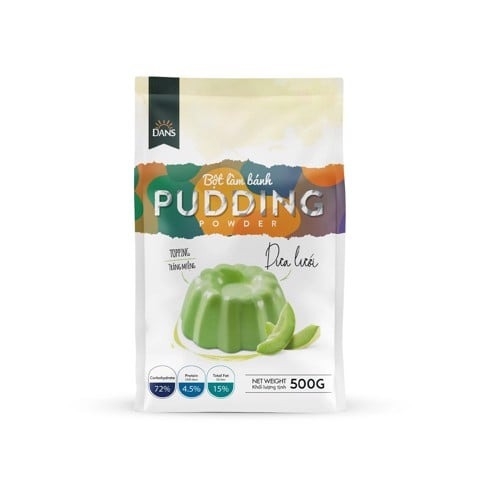 Bột pudding Dans gói 500g - DƯA LƯỚI