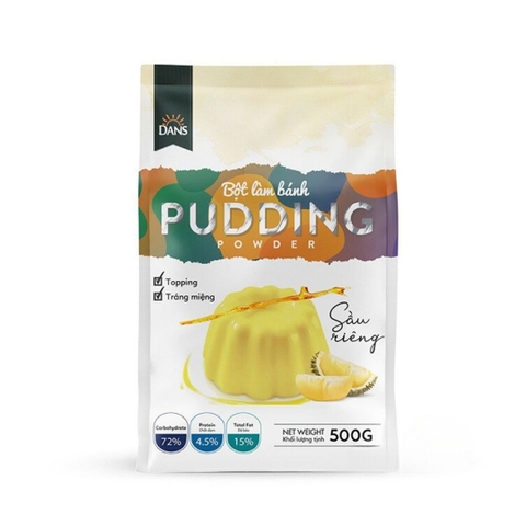 Bột pudding Dans gói 500g - SẦU RIÊNG