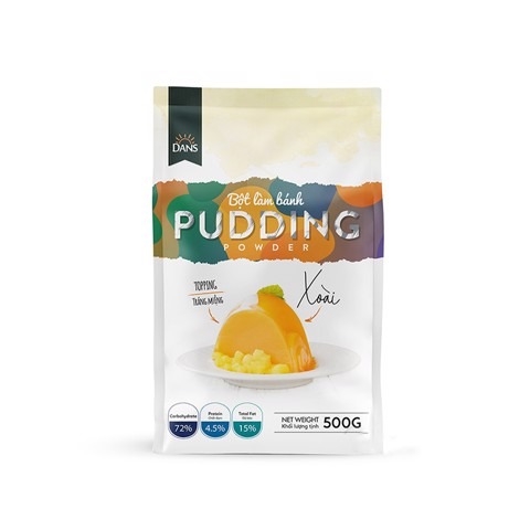 Bột pudding Dans gói 500g - XOÀI