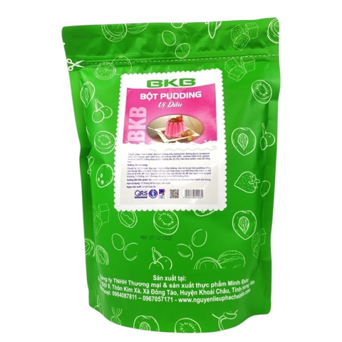 Bột pudding BKB gói 1kg - DÂU