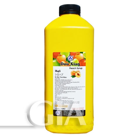 Siro Douxian hoàng kim 2.5kg - ĐÀO