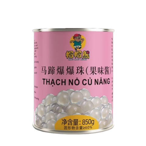 Hạt nổ củ năng Maomao lon 900g - TRẮNG