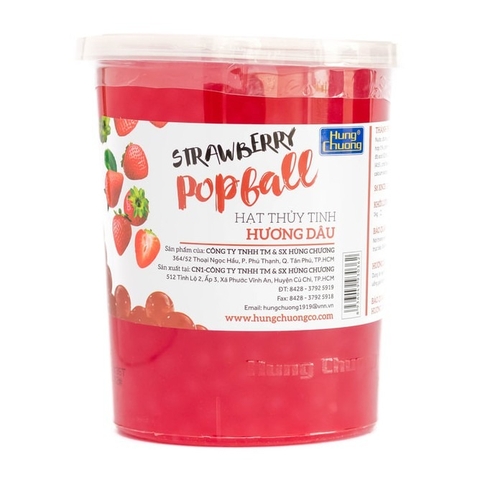 Thạch thủy tinh Hùng Chương hộp 1kg - DÂU