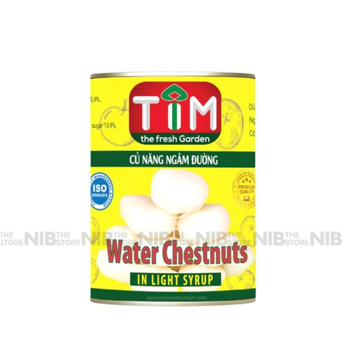 Củ năng ngâm nước đường TIM lon 565g