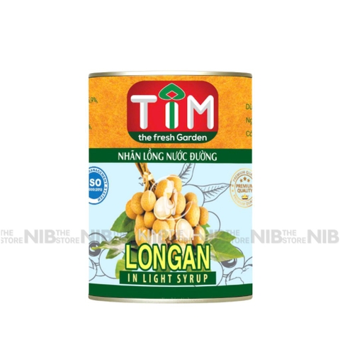 Nhãn ngâm nước đường TIM lon 560g
