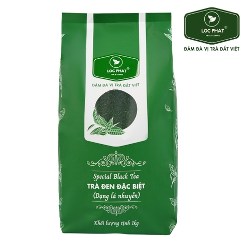 Trà Lộc Phát lá nhuyễn gói 1kg - TRÀ ĐEN