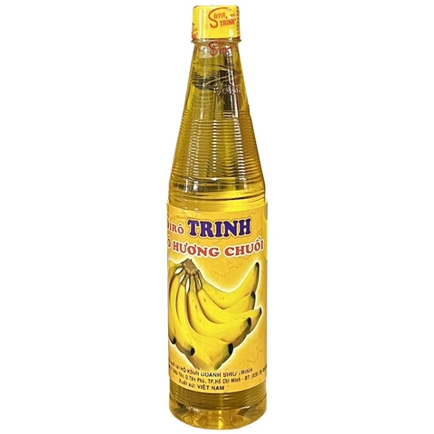 Siro Trinh chai 600ml - CHUỐI