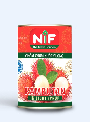 Chôm chôm ngâm nước đường Nif lon 560g