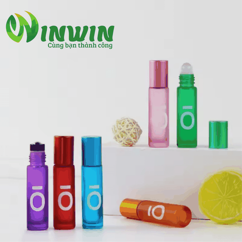 Chai thủy tinh đầu lăn 10ml