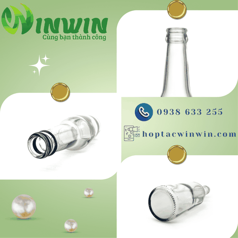 Chai thủy tinh màu trong