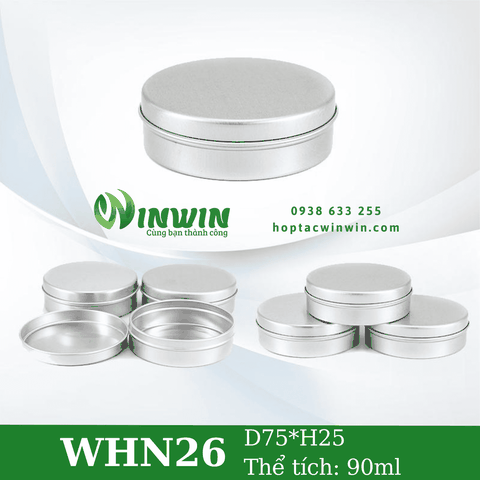 Hộp nhôm 90ml