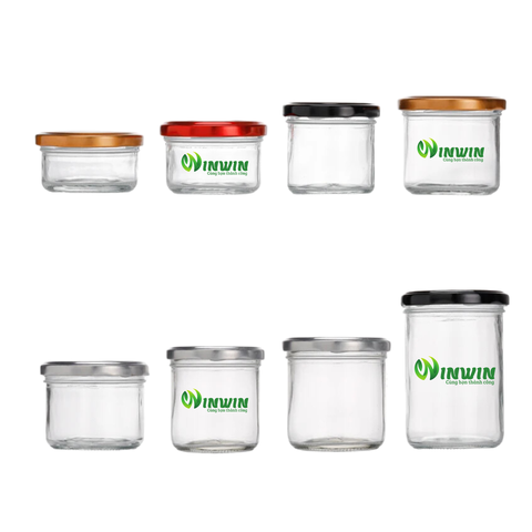 Hũ thủy tinh 70ml 100ml 150ml 200ml 220ml 280ml 380ml