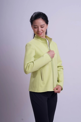 Áo Khoác Nữ Phong Cách Hoàng Gia Cổ Điển | Xanh Chanh