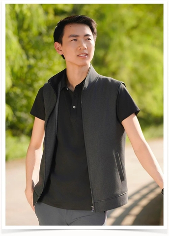 Áo Gile Vest Nam Cổ Điển