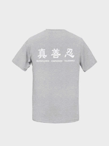 Áo phông cộc tay người lớn 1XXS - Xám - XXS
