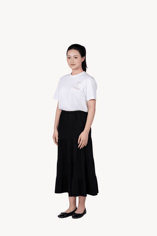 Chân Váy Maxi Nữ Xếp Tầng Dáng Thoải Mái