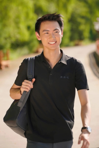 Áo Polo Nam Cotton Mercerized Thêu Hoạ Tiết Tay Ngắn