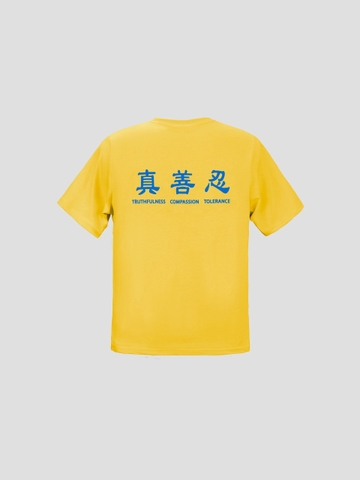 Áo Thun Trẻ Em "Truthfulness-Compassion-Tolerance" | Vàng