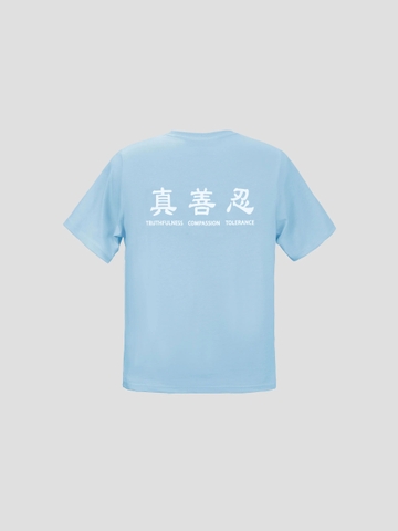 Áo Thun Trẻ Em "Truthfulness-Compassion-Tolerance" | Xanh Da Trời