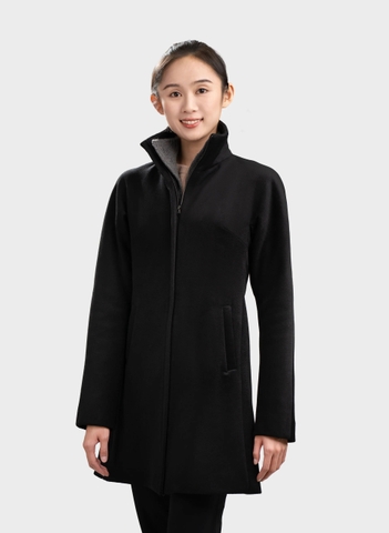 Áo Khoác Cashmere Nữ Phong Cách Thuần Khiết | Đen
