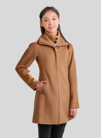 Áo Khoác Cashmere Nữ Phong Thái Thuần Khiết | Camel