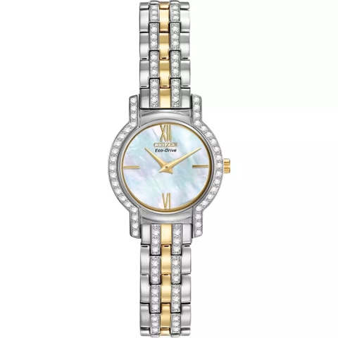Citizen Silhouette Crystal EX1244-51D Eco Drive  Nữ 22mm USED