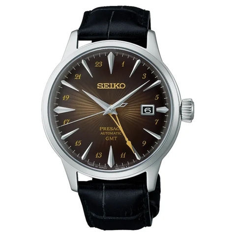 Seiko Presage Cooktail Time GMT Brown SSK039J1 (SARY243) Automatic Nam 40.5mm USED