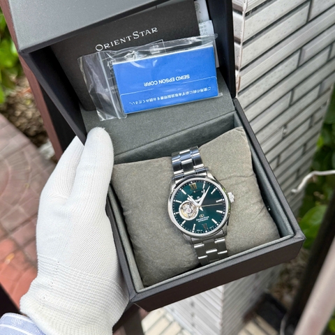 Orient Star Open Heart Green RK-AT0003E Automatic Nam 39.5mm USED