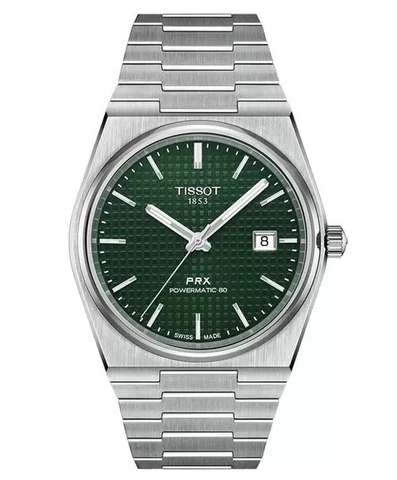 Tissot PRX  GREEN T137.407.11.091.00  Powermatic 80 Nam 40mm USED