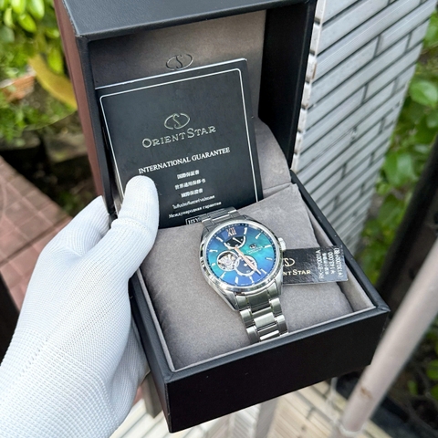 Orient Star Semi Skeleton Blue Green Gradient Mop Dial RK-BY0001A Automatic Nam 40mm USED