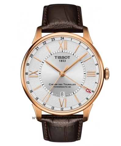 Tissot Chemin Des Tourelles T099.429.36.038.00 Powermatic 80 Nam 42mm USED