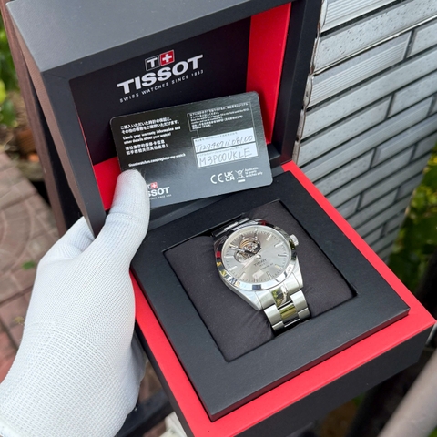 Tissot Gentleman Silicium Grey T127.407.11.081.00 Powermatic 80 Nam 40mm USED