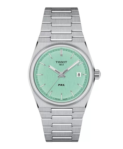 Tissot PRX Light Green T137.210.11.091.00 Quartz Nam 35mm USED