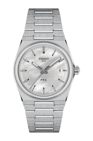 Tissot PRX MOP White T137.210.11.111.00 Quartz Unisex 35mm USED