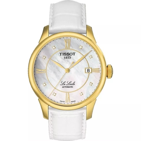 Tissot Le Locle Mop Diamond T41.5.453.86 Automatic Nam 39.3mm USED