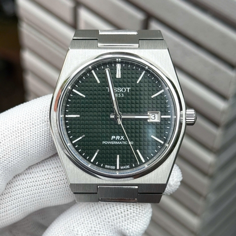 Tissot PRX  GREEN T137.407.11.091.00  Powermatic 80 Nam 40mm USED